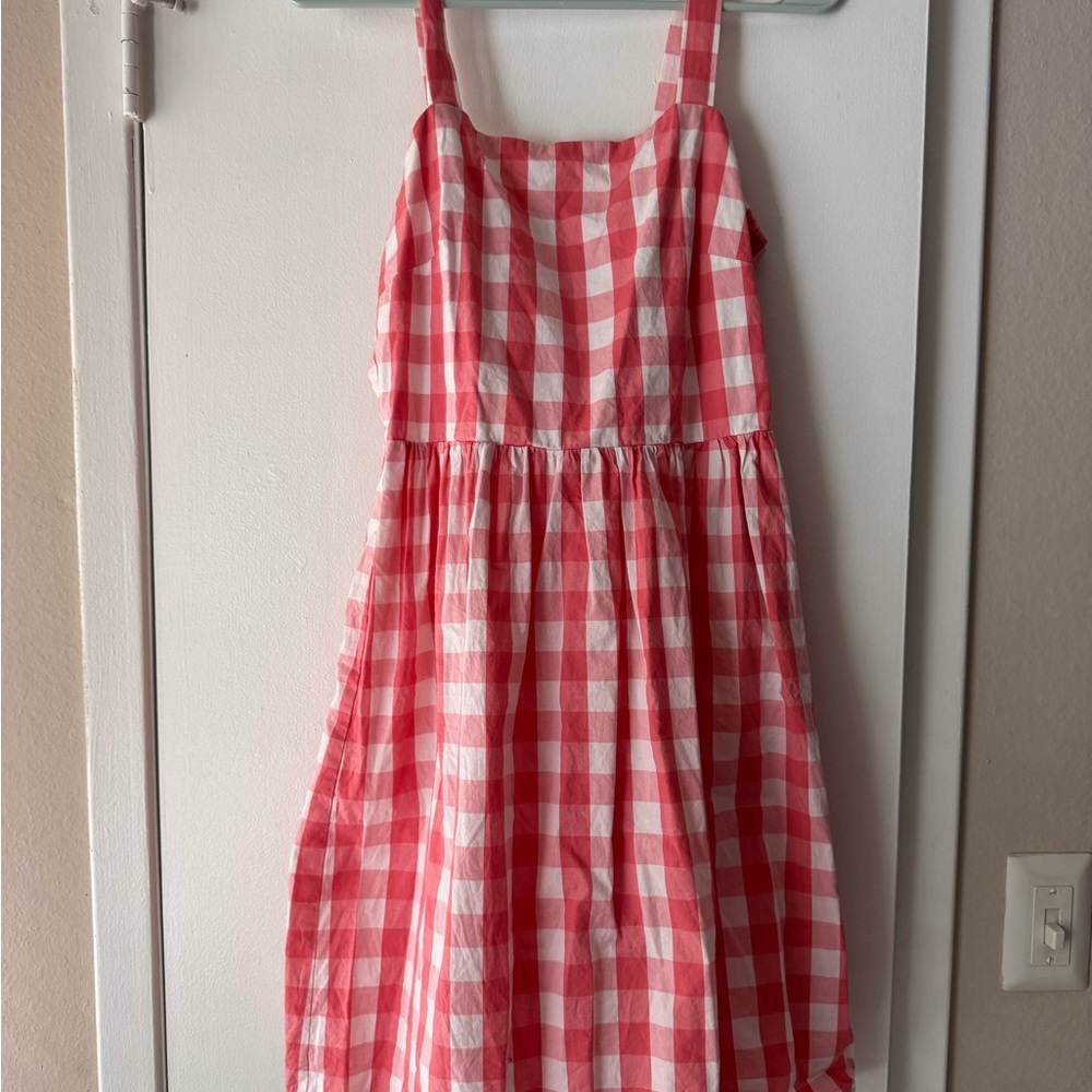 J. Crew Pink and White Striped Top